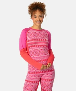 Kari Traa Women's Malia Long Sleeve Bright Pink Hot