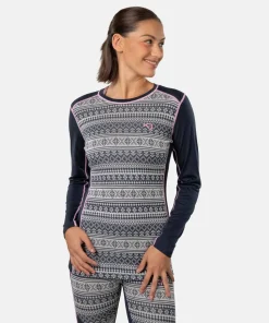 Kari Traa Women's Mina Long Sleeve Dark Navy Blue