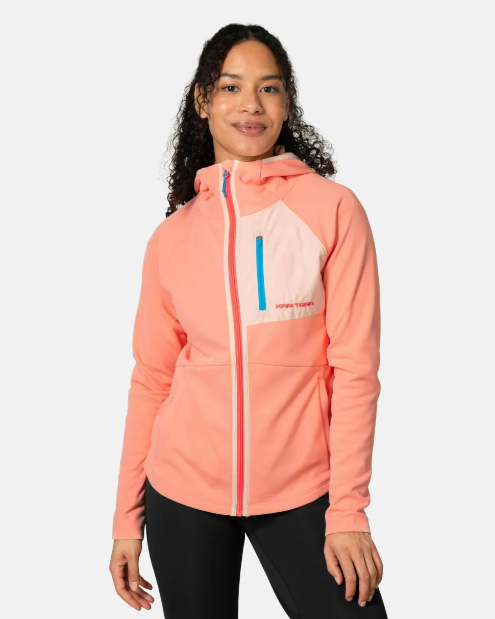 Kari Traa Women's Nia Midlayer Peach Bloom