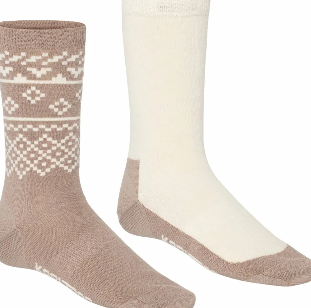Kari Traa Women's Ragna Hiking Sock 2-pack Mocha Discount