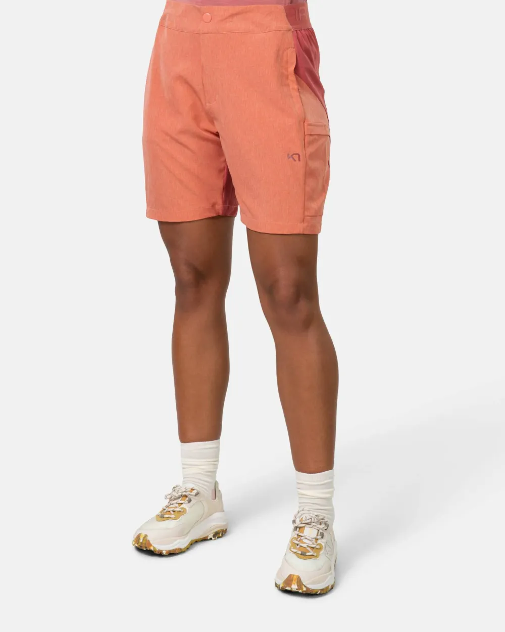 Kari Traa Women's Sanne Trail Shorts 7in Peach Pink