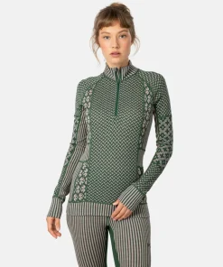 Kari Traa Women's Smekker Half Zip Thyme