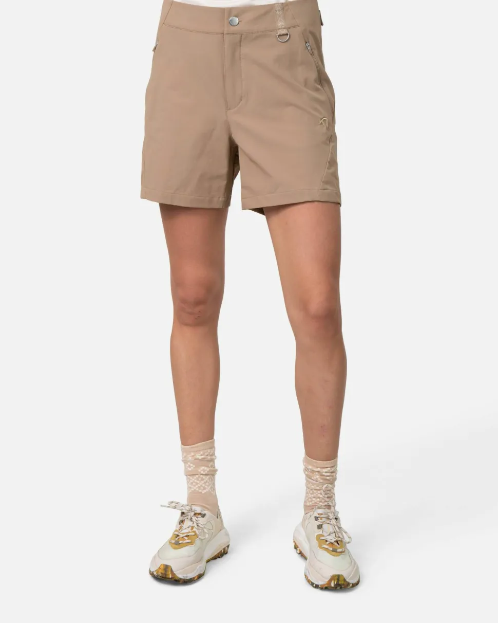 Kari Traa Women's Voss Pro Shorts 5in Midtone Sand Grey