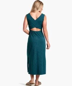 Kühl Lyra Midi Dress Everglade Print Outlet