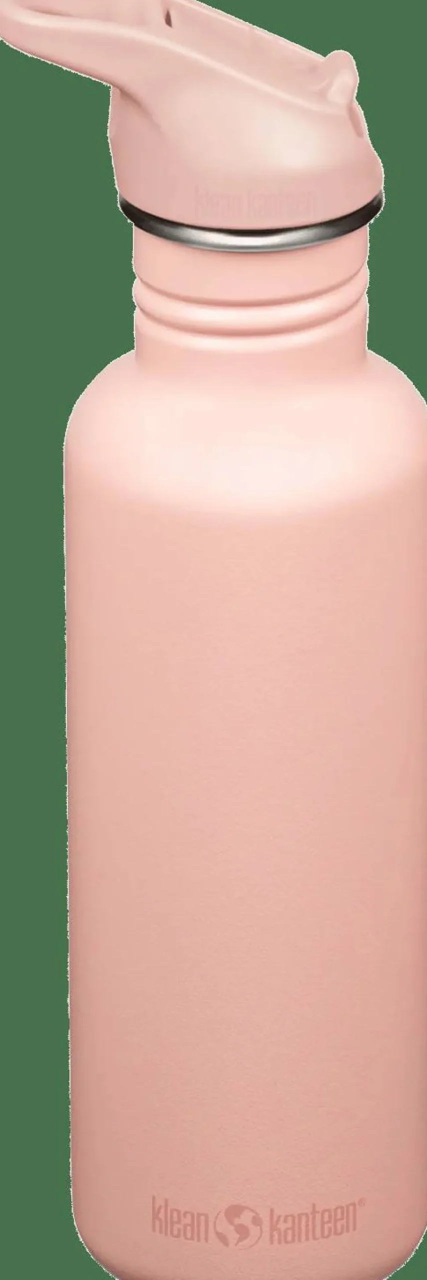 Klean Kanteen Classic 800 ml (W/ Flip Seal Sport Cap and Straw) Peach Parfait