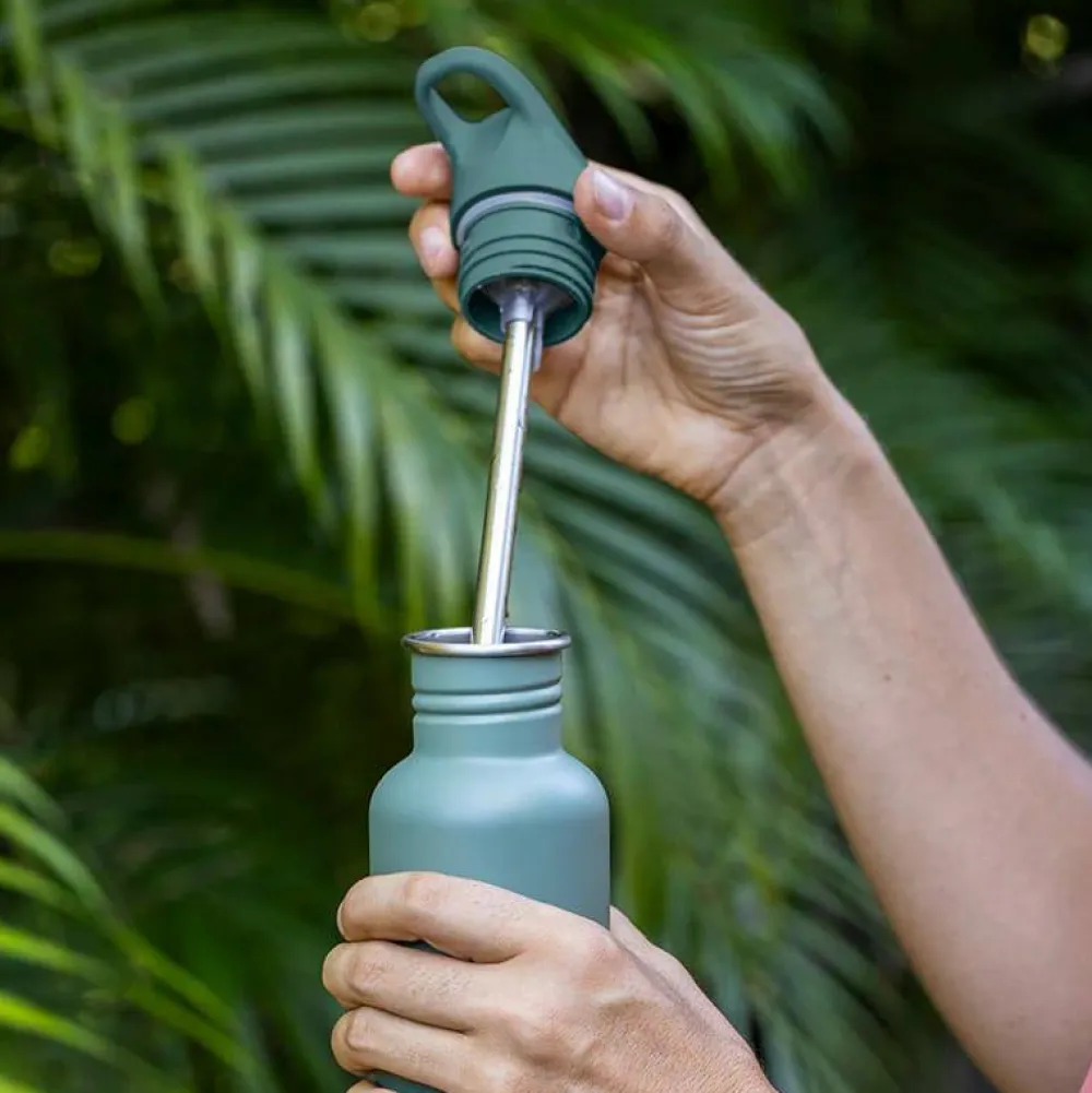 Klean Kanteen Classic Narrow 532 ml (W/ Flip Seal Sport Cap and Straw) Sea Spray Online