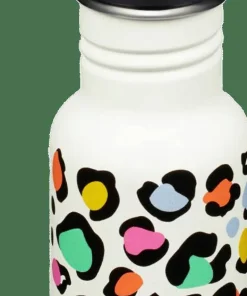 Klean Kanteen Kids' Classic Narrow 355ml (W/Flip Seal Sport) Leopard Print