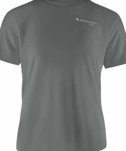 Klättermusen Men's Groa Shortsleeve Tee Teal Grey