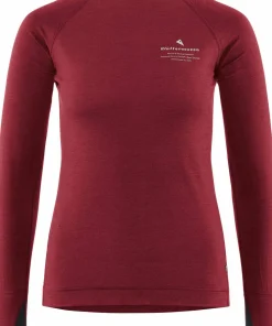 Klättermusen Women's Fafne Crew Dark Russet