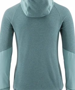 Klättermusen Women's Hugin Zip Hoodie Frost Green/Jade Green