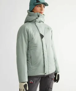 Klättermusen Women's Lödyn Hood Jacket Faded Green Clearance