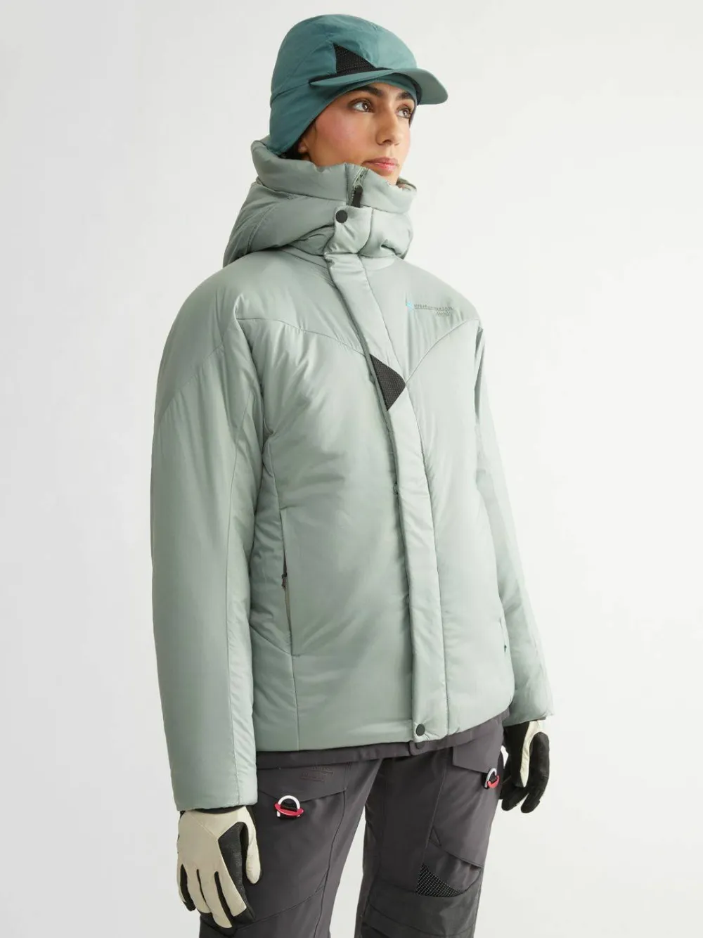 Klättermusen Women's Lödyn Hood Jacket Faded Green Clearance