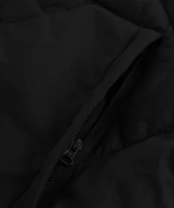 Knowledge Cotton Apparel Men's Go Anywear™ Quilted Padded Zip Vest Black Jet