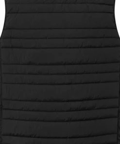 Knowledge Cotton Apparel Men's Go Anywear™ Quilted Padded Zip Vest Black Jet