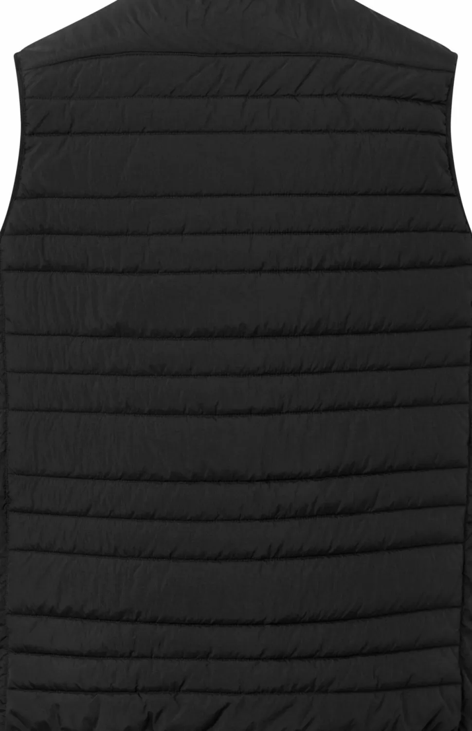 Knowledge Cotton Apparel Men's Go Anywear™ Quilted Padded Zip Vest Black Jet