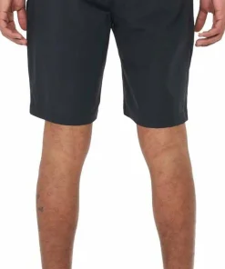 Knowledge Cotton Apparel Men's Stretch Trekking Shorts Black Jet