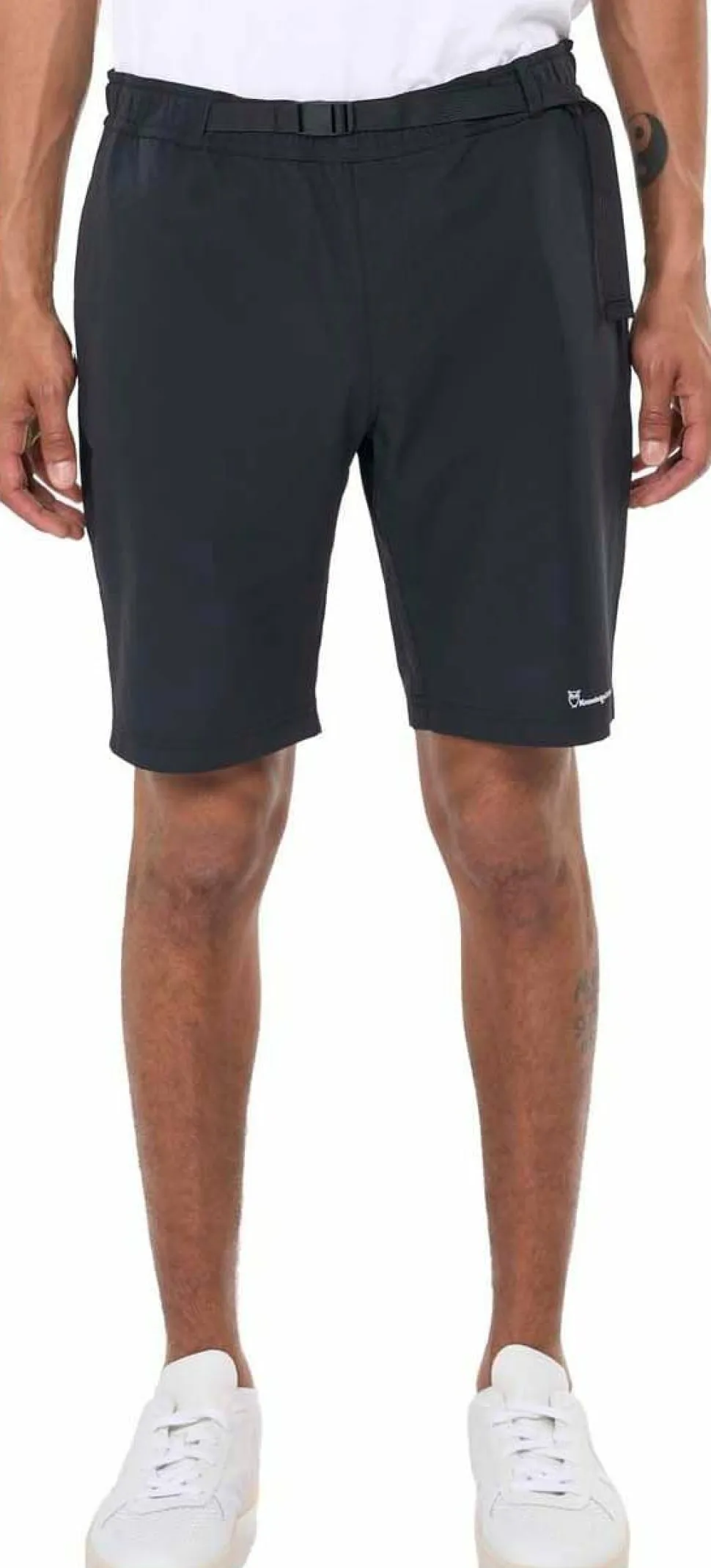 Knowledge Cotton Apparel Men's Stretch Trekking Shorts Black Jet