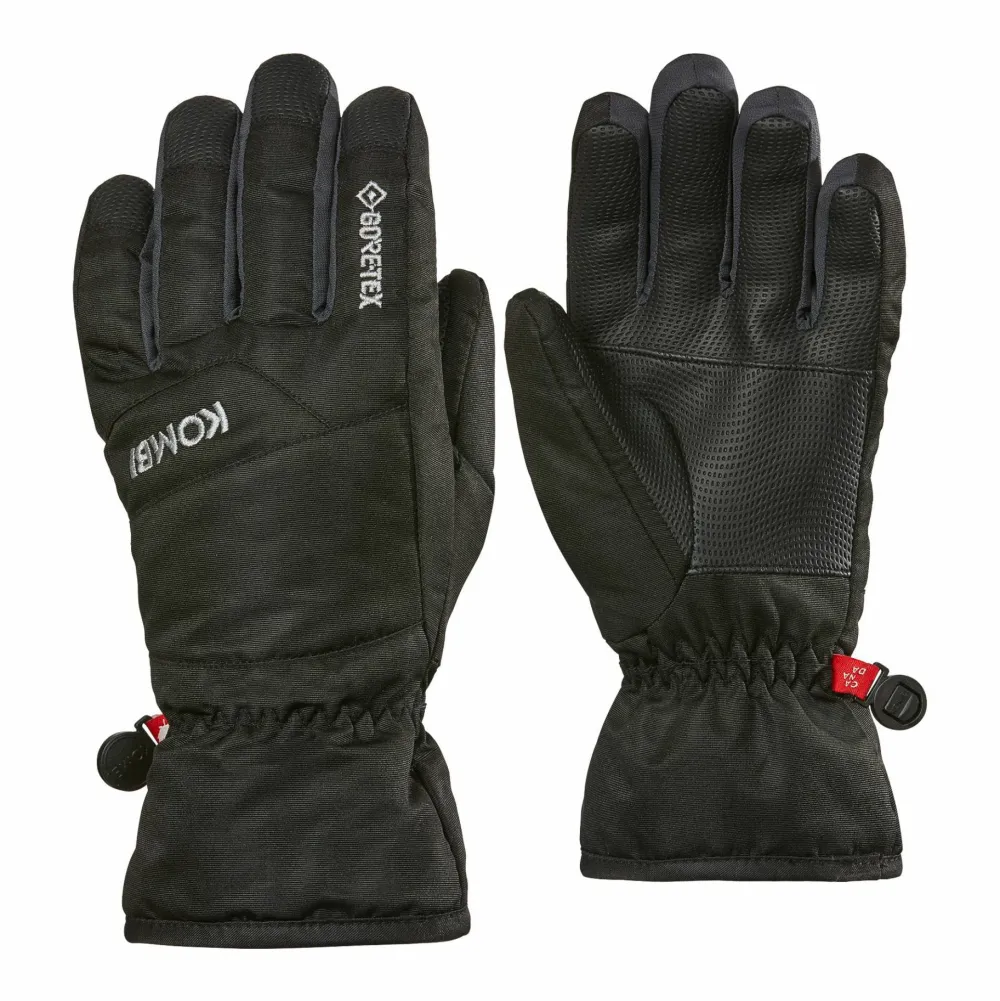 Clearance Juniors' Shadowy GORE-TEX Gloves Black Asphalt Skidåkning