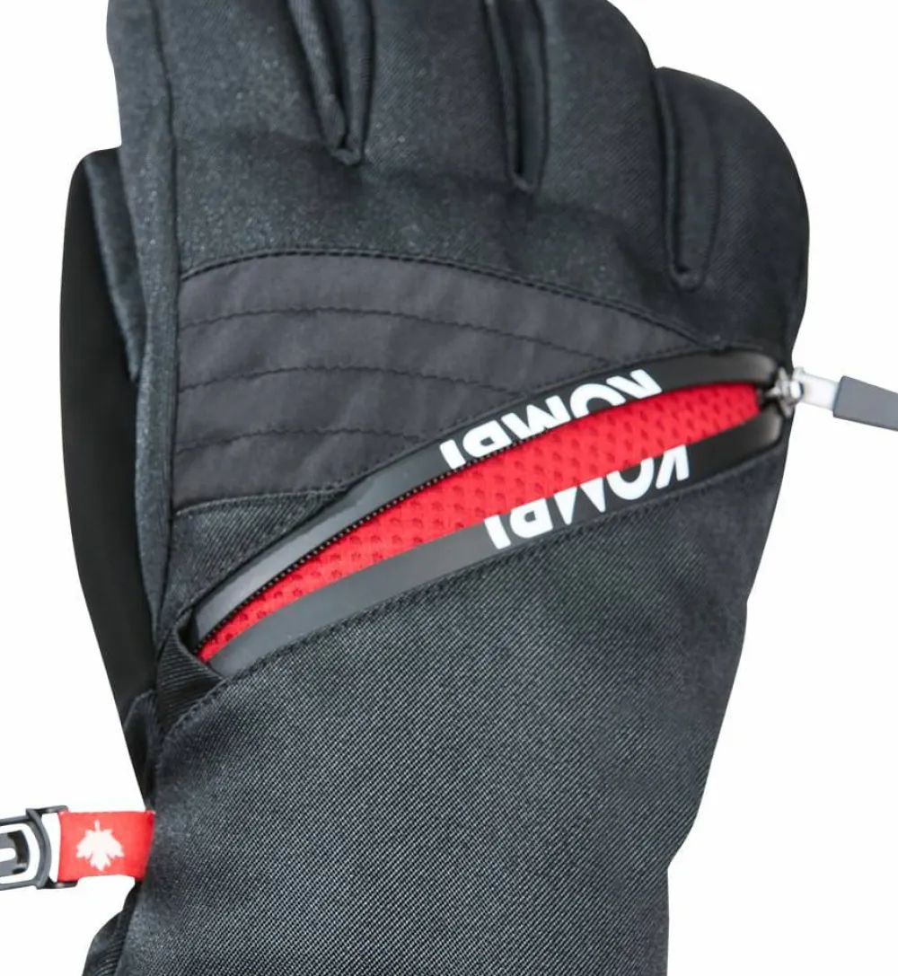 Kombi Men's Valley Waterguard Gloves Black Discount