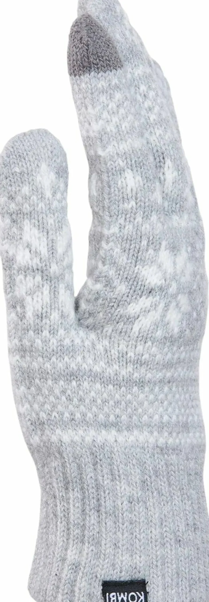 Kombi Unisex Nordic Jacquard Gloves Platinum