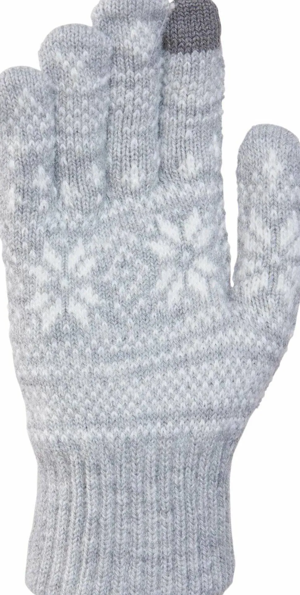 Kombi Unisex Nordic Jacquard Gloves Platinum