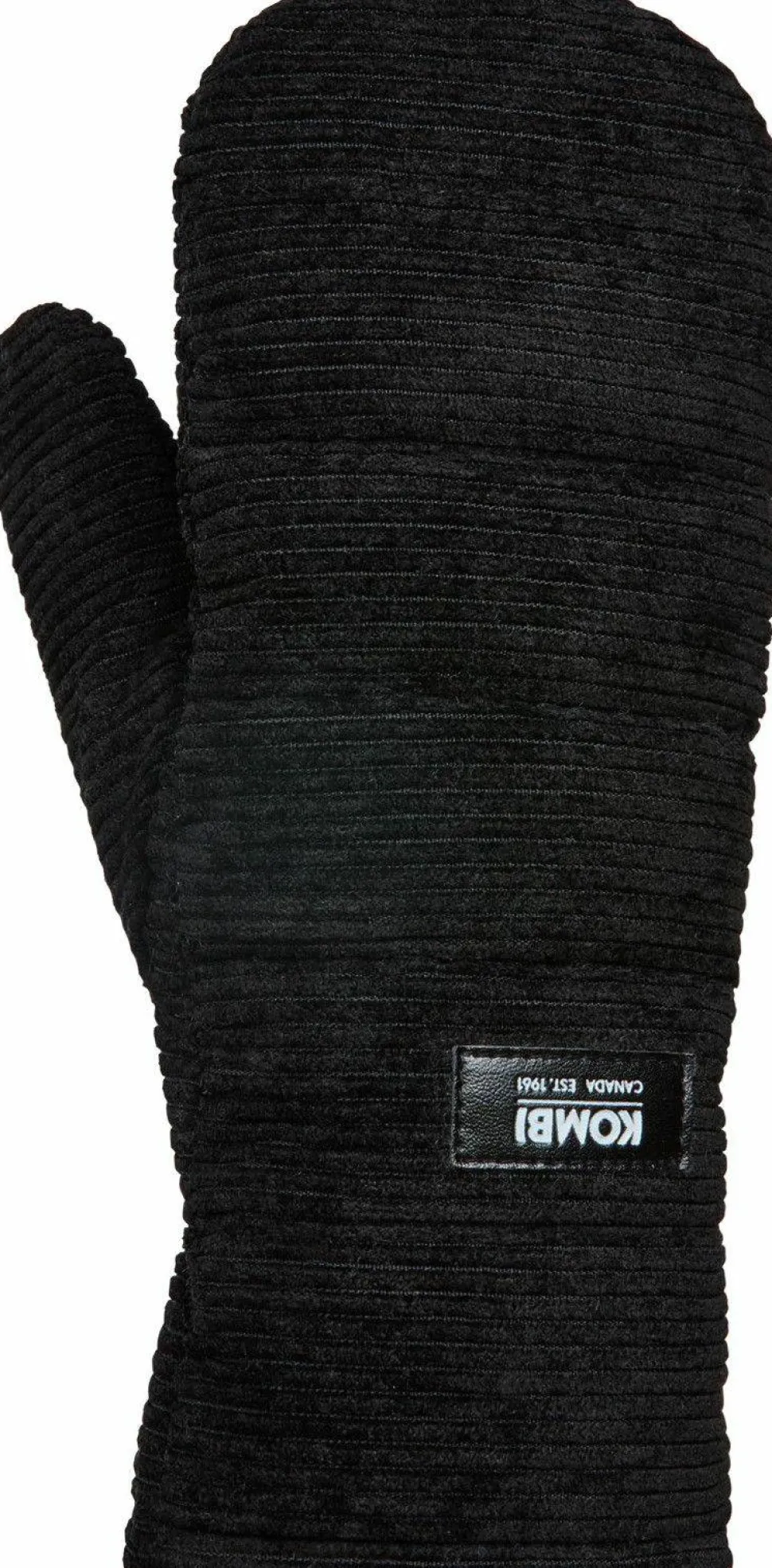 Kombi Women's Corduroy Mittens Black