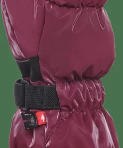 Kombi Women's Snazzy Ethical Goose Down Mittens Rosewood Red
