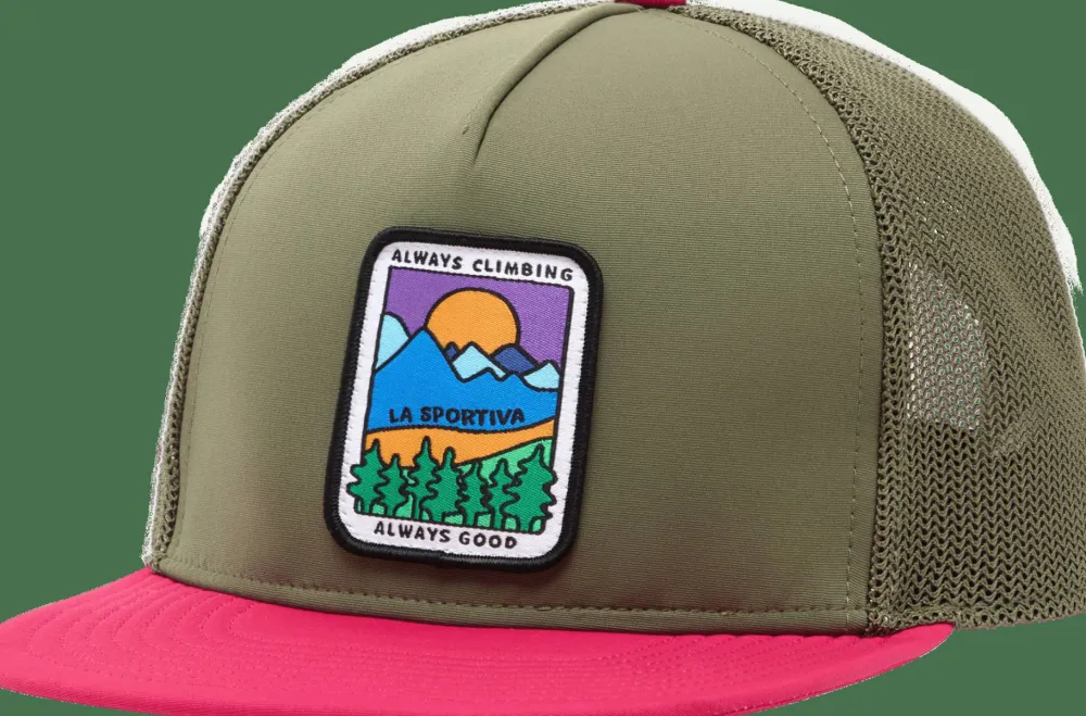 La Sportiva Always Climbing Hat Cypress/Azalea Discount