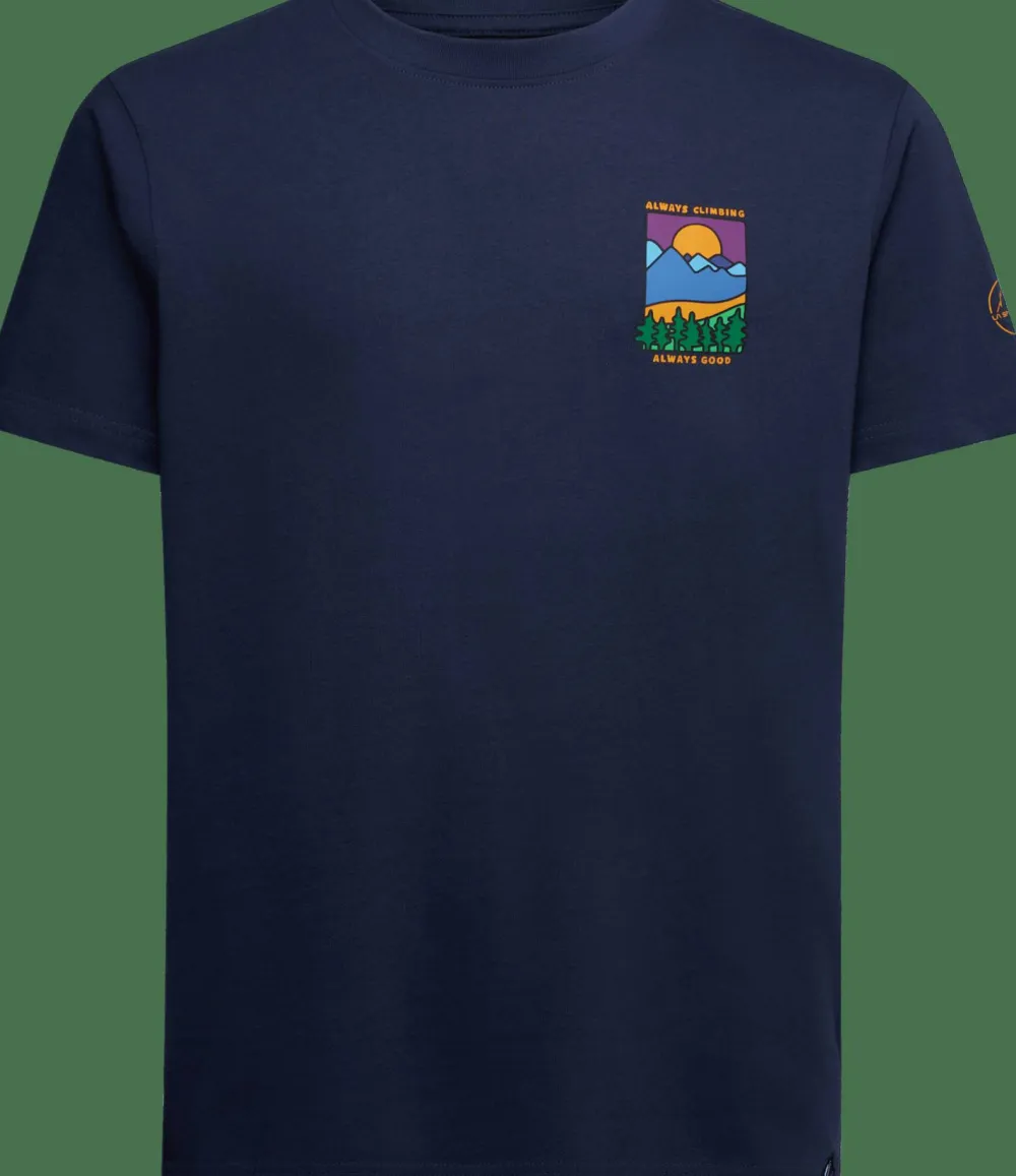 La Sportiva Men's Always Climbing T-Shirt Night Sky Sale