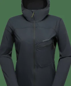 La Sportiva Women's Freeway Wind Jacket Black/Onyx Hot