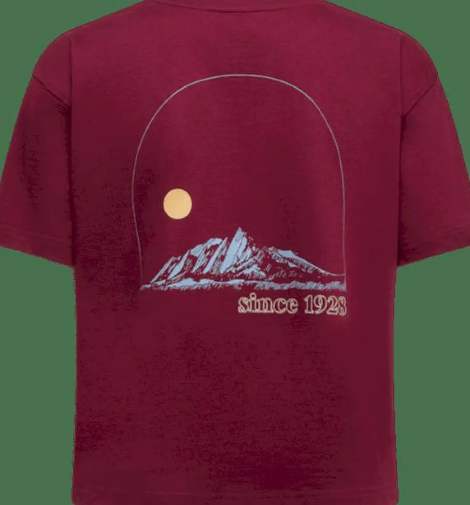 La Sportiva Women's Trilogy Crop T-Shirt Redwood/Limestone