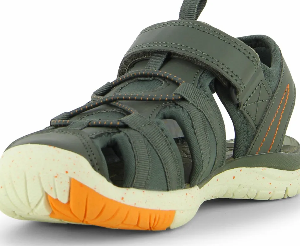 Leaf Kids' Salo Khaki/Orange