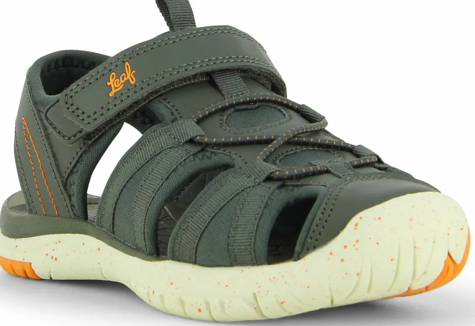 Leaf Kids' Salo Khaki/Orange
