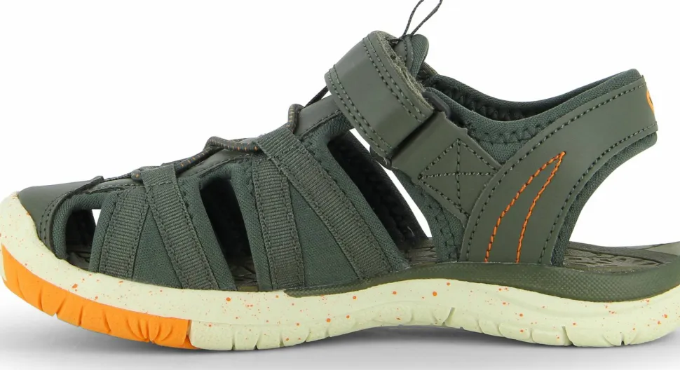 Leaf Kids' Salo Khaki/Orange