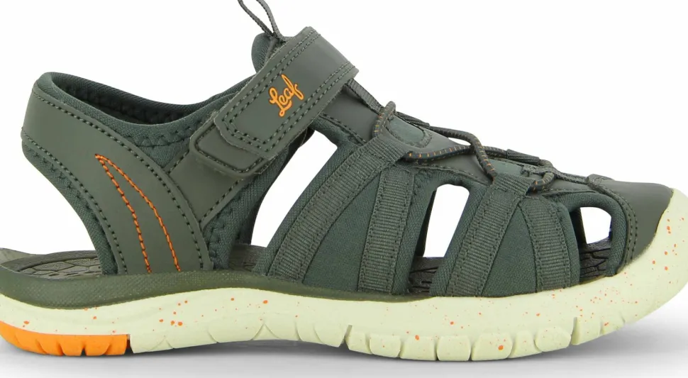 Leaf Kids' Salo Khaki/Orange