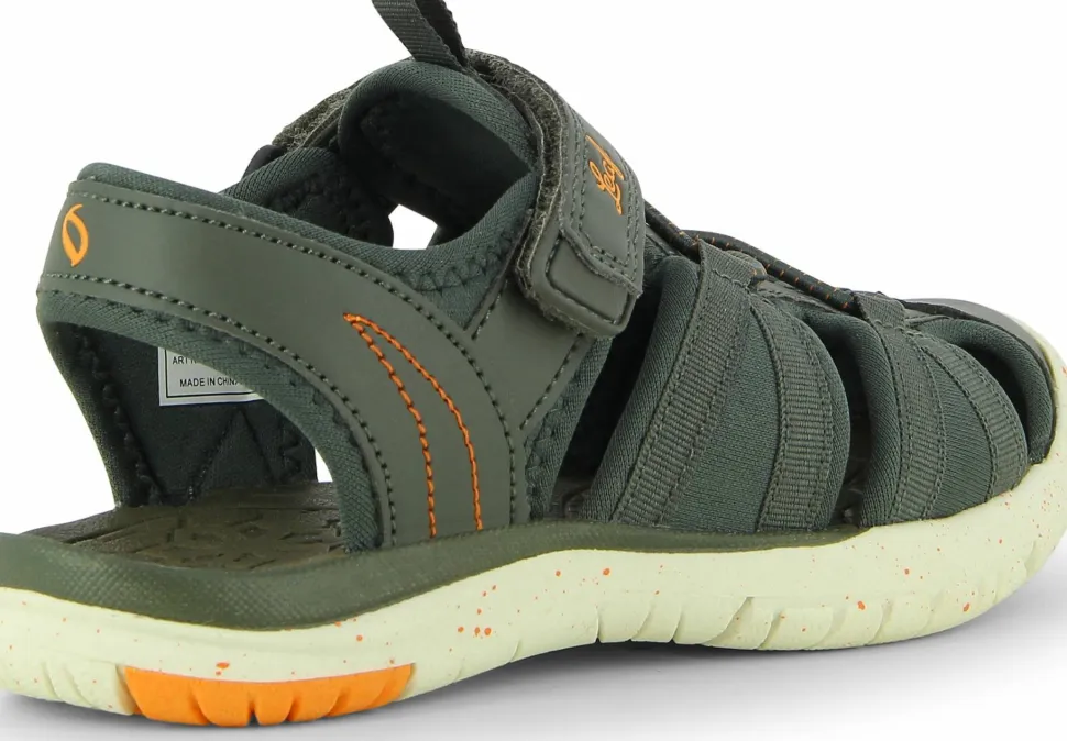 Leaf Kids' Salo Khaki/Orange