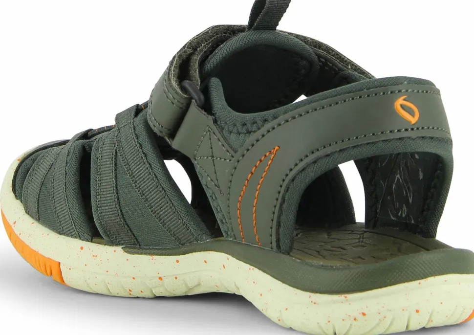 Leaf Kids' Salo Khaki/Orange