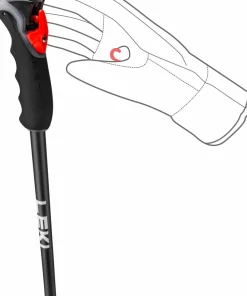 Leki Peak Vario 3D Black-Dark Anthracite-Orange Discount