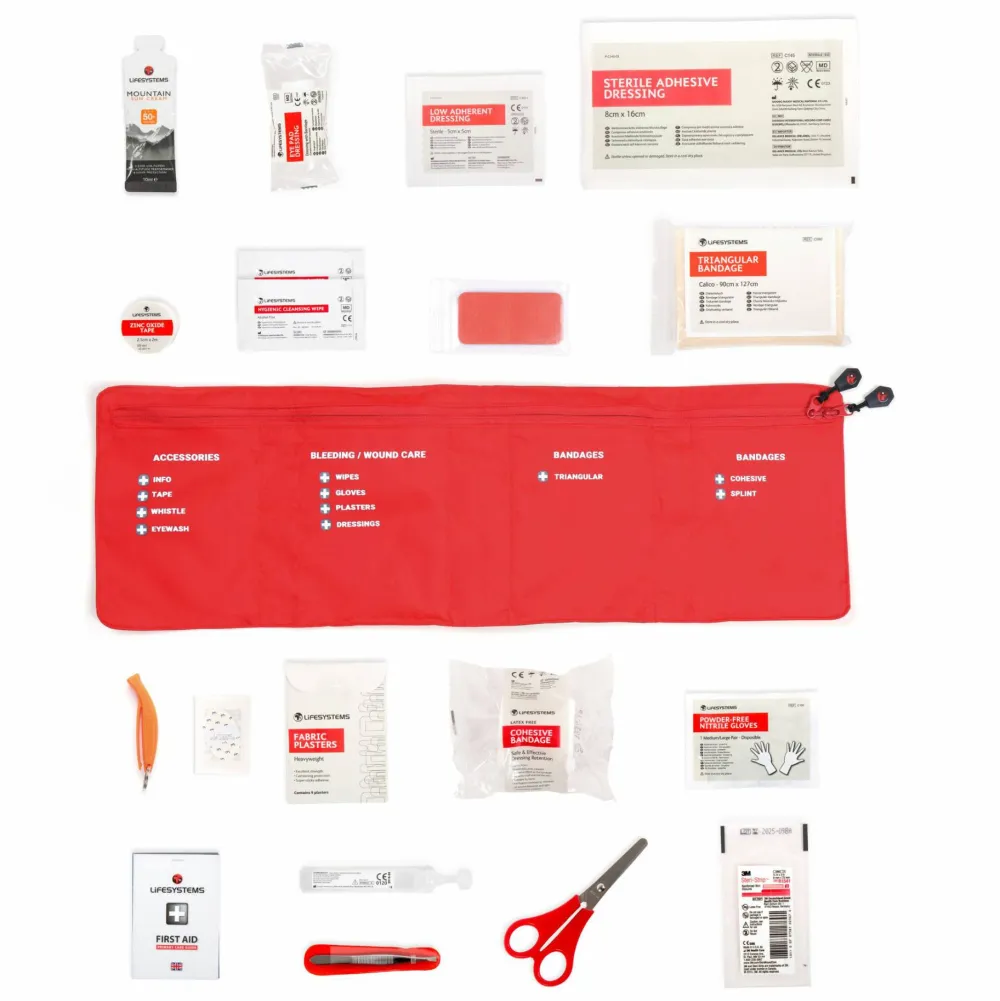 Lifesystems First Aid Kit Bike Red