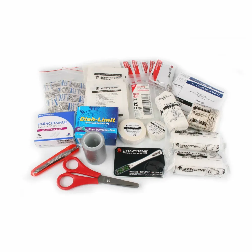 Lifesystems First Aid Traveller Nocolour rød