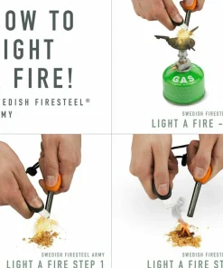 Clearance Swedish Firesteel Bio Army Krisberedskap