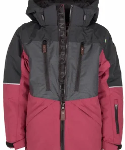Lindberg Kids' Alpine Winter Jacket Black/Cerise Clearance
