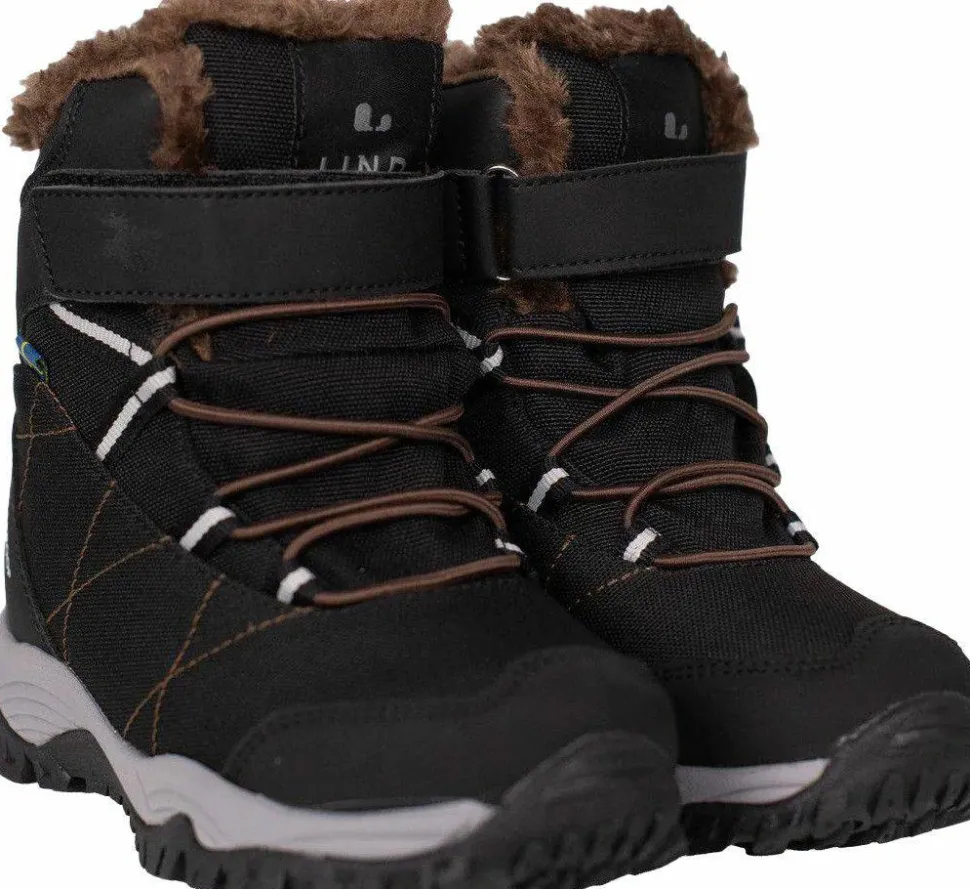 Lindberg Kids' Arctic Snow Boot Mid Black/brown