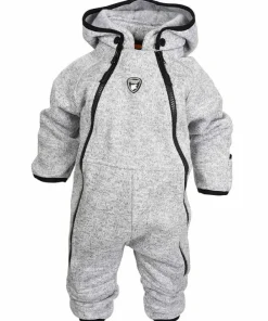 Best Kids' Bormio Babyoverall Greymelange Barn Overaller Barn