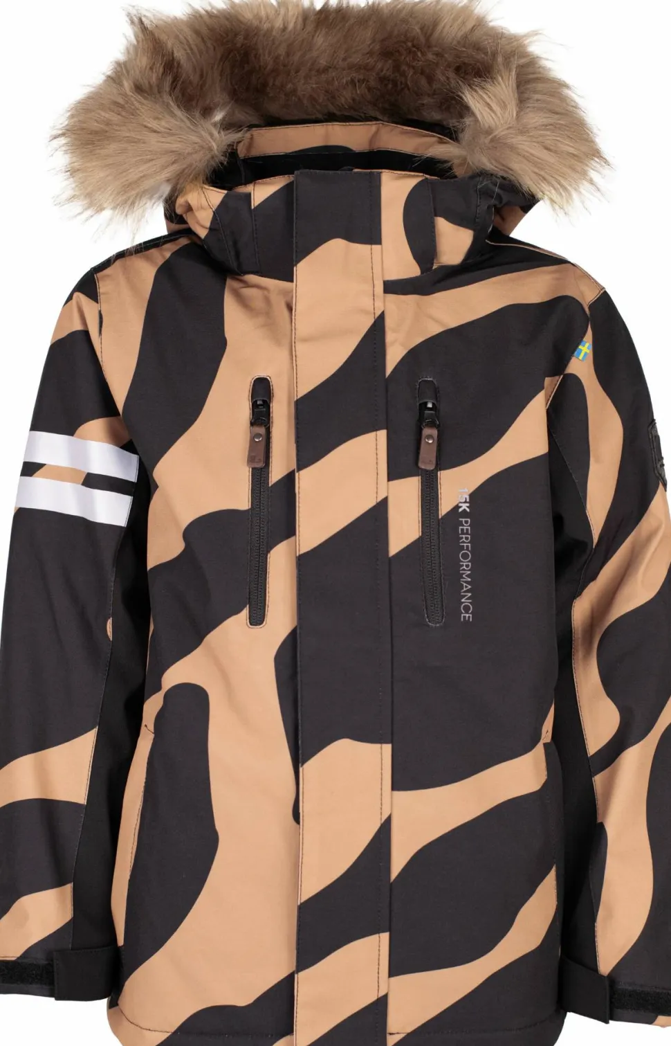 Lindberg Kids' Colden Jacket Beige/black