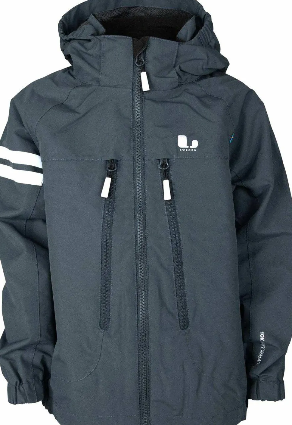 Lindberg Kids' Lingbo Shell Jacket Iron Blue
