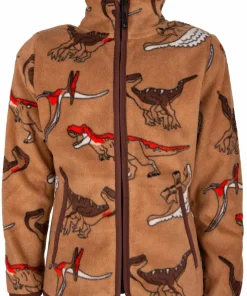 Lindberg Kids' Luleå Fleece Jacket Light Brown Outlet