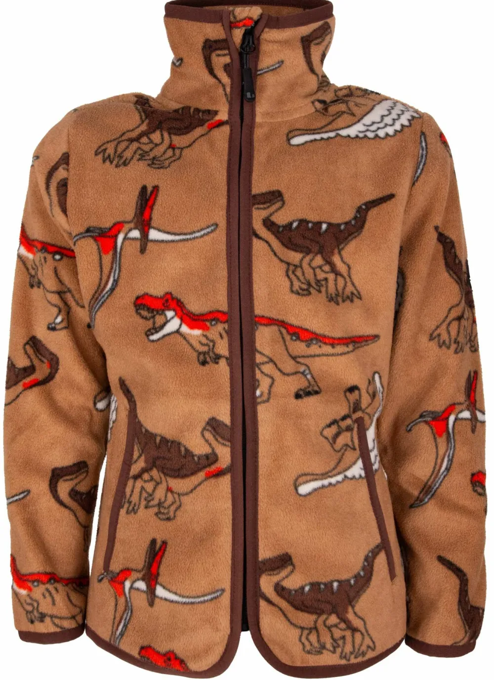 Lindberg Kids' Luleå Fleece Jacket Light Brown Outlet