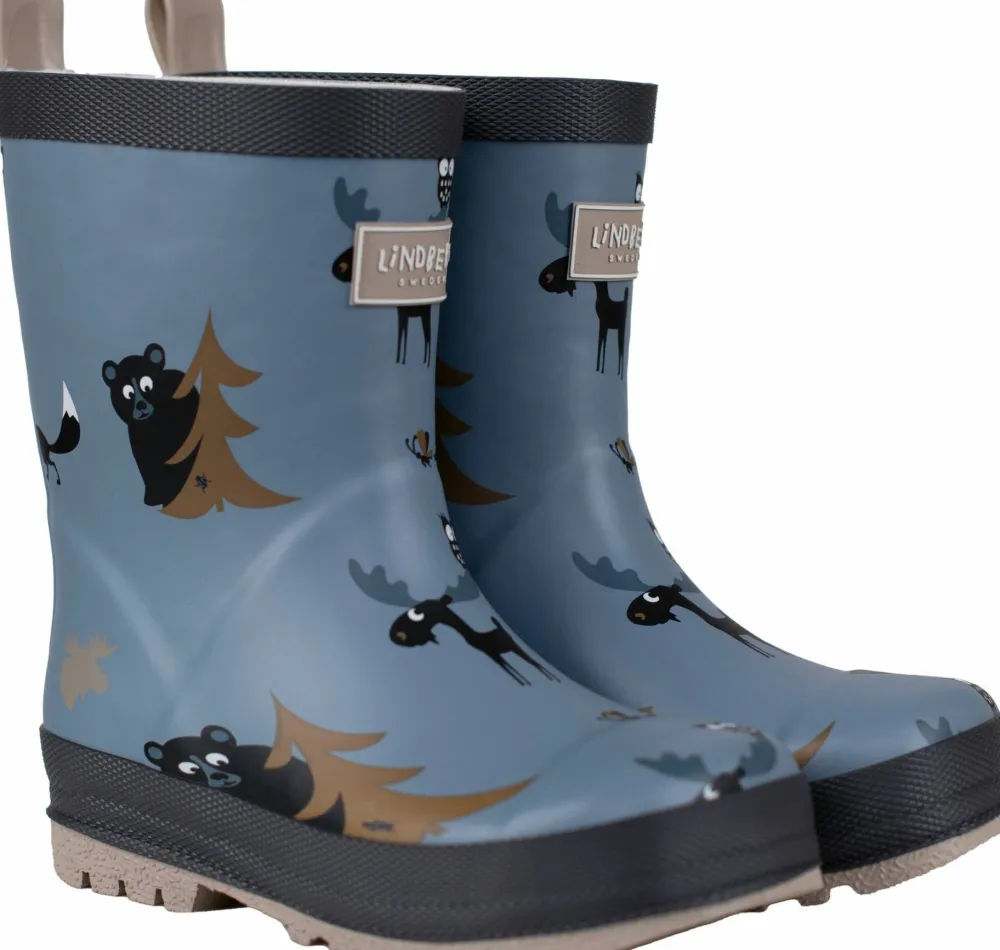 Lindberg Kids' Sjövild Rubber Boot Blue