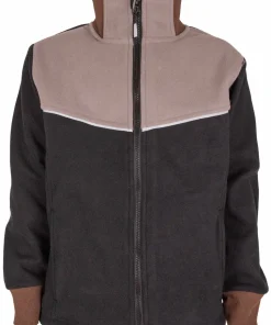 Lindberg Kids' Stormy Jacket Windfleece Grey/black